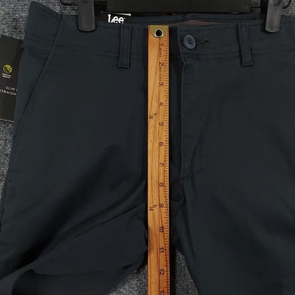 NEW Lee Pants Mens 30x30 Navy Extreme Motion Slim Straight Stretch Chino Casual